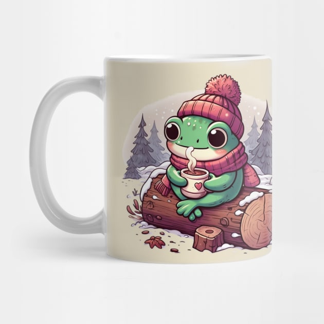 Hot Cocoa Frog by MightyBiscuit